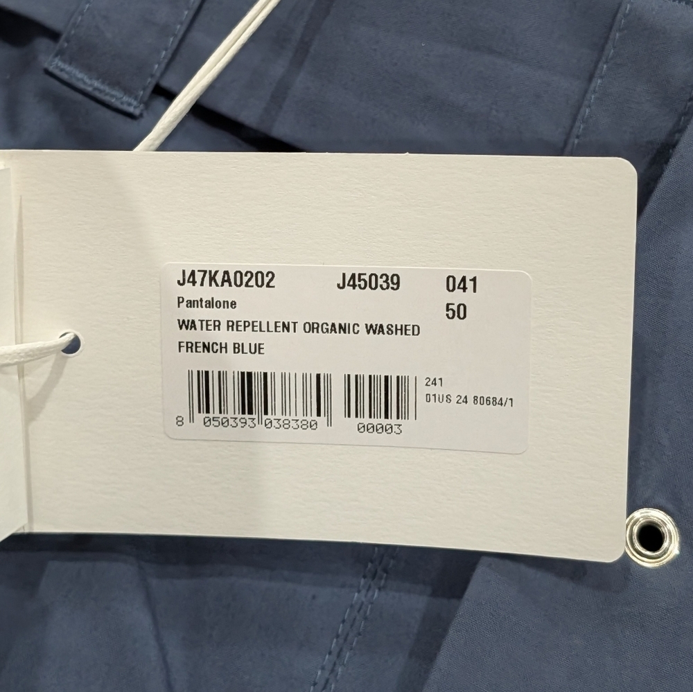 $1410 Mens JIL SANDER Belted Cargo Trouser Shorts French Blue 50 US 34 - Picture 6 of 7